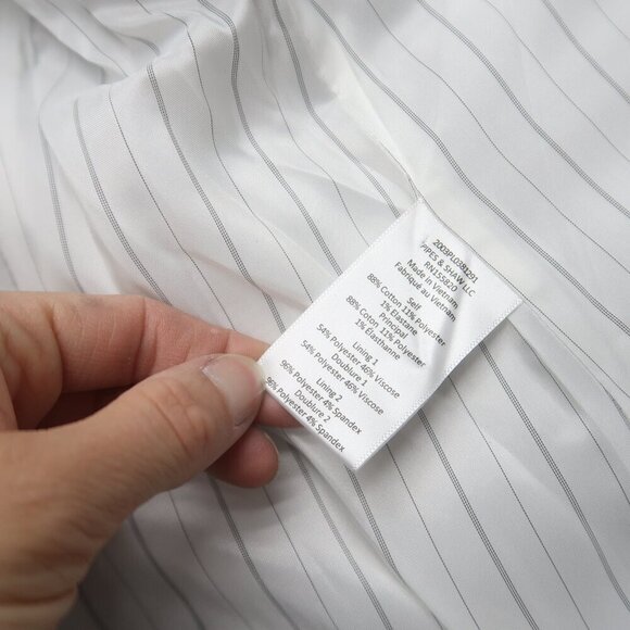 Veronica Beard Schoolboy Dickey Blazer Grey Plaid Size 2 - Picture 6 of 11